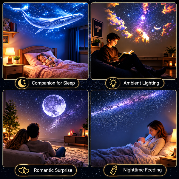 Portable Mini USB Starry Sky Projection Lamp | Make Room Perfect