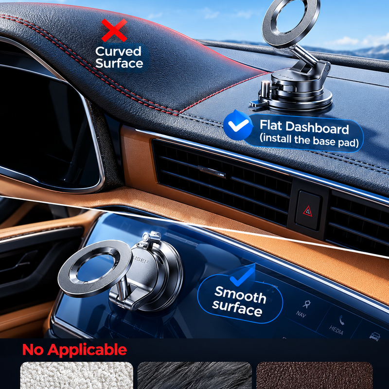 Magnetic Car Phone Mount | حامل هاتف مغناطيسي للسيارة