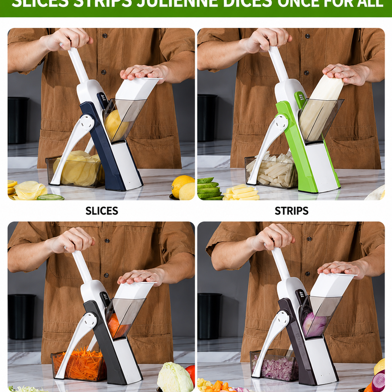 QuickPrep™ Multi-Functional 3-in-1 Vegetable Slicer — Save Your Time