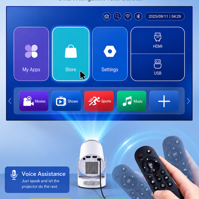 2 In 1 Game Projector & Controller